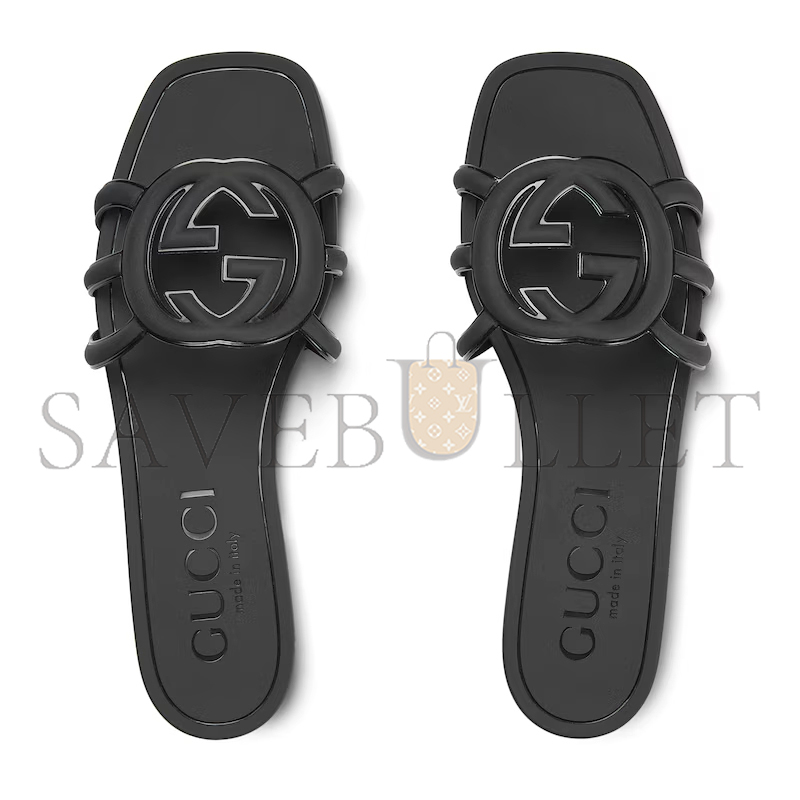 GUCCI WOMEN'S INTERLOCKING G SLIDE SANDAL 780307